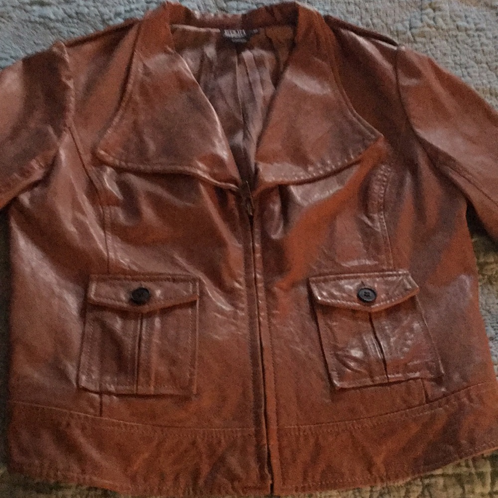 Edun leather jacket